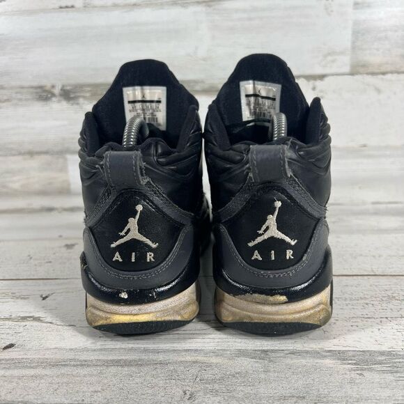 Nike Kids Jordan Flight 654262-005 Black Lace‎ Up Sneakers Size 6Y - Picture 3 of 8